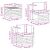 vidaXL Kültéri kanapé szett 7 pcs Természetes és antracit Tömör Akácfa 164744927