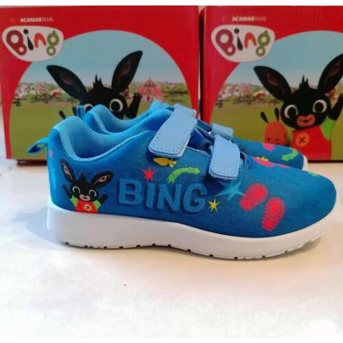 Niebieskie buty sportowe Bing Bunny na rzepy dla dzieci, rozmiar 31