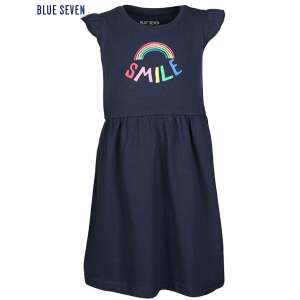 Blue Seven ruha ujjatlan sötétkék szivárványos Smile 2-3 év (98 cm) 44252336 Kislány ruhák