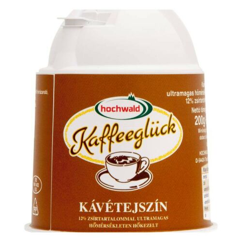 Hochwald Kaffeeglück kávétejszín, 12% zsírtartalom, 200g - Kávétejszín