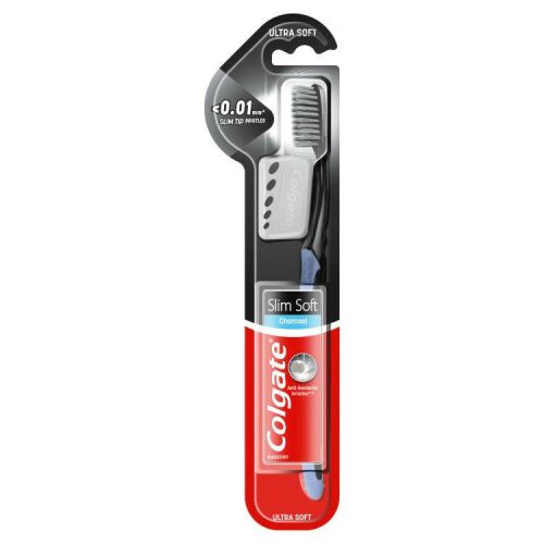 COLGATE FOGKEFE SLIM SOFT CHARCOAL 1DB 157426028 - Fogkefe