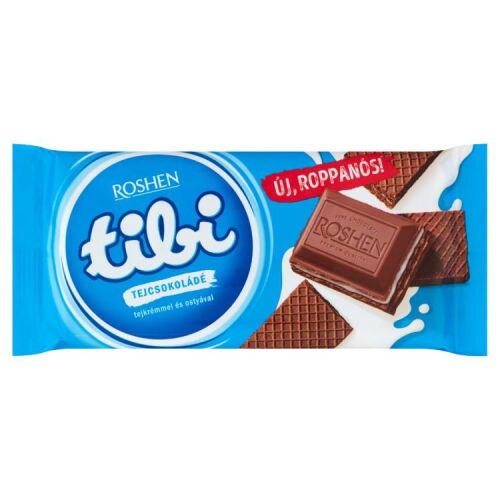 Tibi Tejcsokoládé Tejkrémes Ostya 90g Csomagolás - Csokoládé