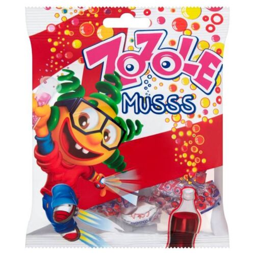 ZOZOLE KEMÉNYCUKORKA PEZSGŐS TÖLTELÉKKEL COLA 75G 157427640 - Cukorka