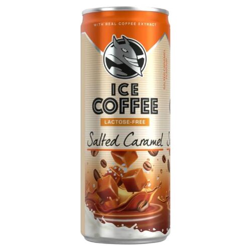 HELL ENERGY Ice Coffee Sós Karamell, 250ml doboz laktózmentes kávéital valódi kávékivonattal - Enger