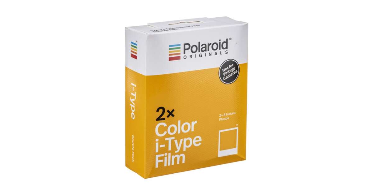 Polaroid colour i-Type Film, photo paper with white frame, for new i-Type camera, 16pcs instant photo 44255301