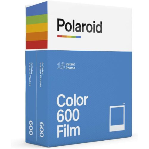 Polaroid colour 600 Film, photo paper with white frame, for 600 and new i-Type, 16pcs instant photo
