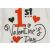 "1st Valentine's day" feliratos valentin napi baba body fehér 157446141