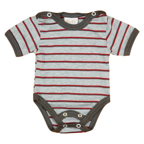 Rövid ujjú dupla patentos baba body