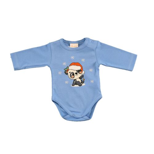 Hosszú ujjú baba body karácsonyi mintával 157459167 - Gyerek body