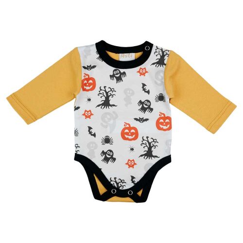 Halloween mintás hosszú ujjú baba body 157459448 - Gyerek body