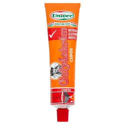 Univer Gulyáskrém Csípős, csípős magyar paprika krém tubusban, hagyományos ételízesítő - Csípős szósz