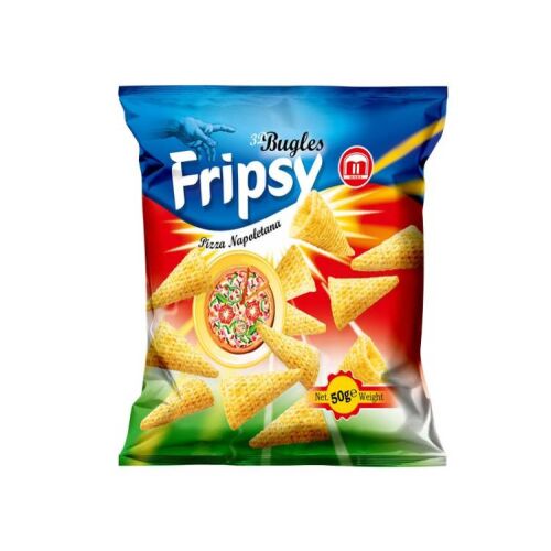 FRIPSY SNACK PIZZÁS 50G 157497418 - Extrudált és puffasztott termék