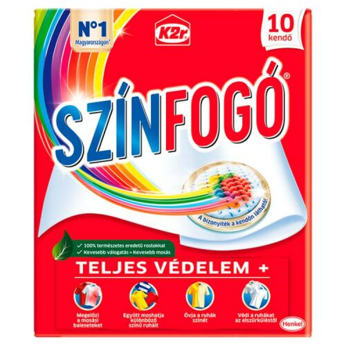 K2R SZÍNFOGÓ KENDŐ 10DB 157497985 - Mosószeradalék