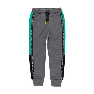boboli Boboli športové tepláky pre chlapcov 15-16 rokov (170-176 cm) sivé tepláky so zelenými a čiernymi pruhmi - Boboli