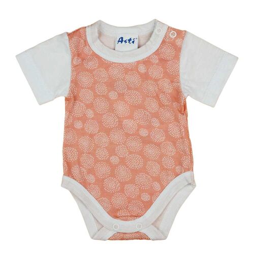 Rövid ujjú mintás kislány baba body 157513898 
