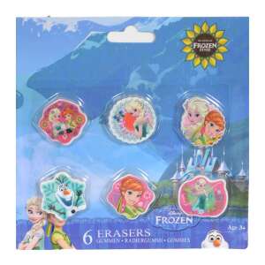Disney Jégvarázs radír szett 6 db-os, Elsa, Anna, Olaf és további karakterekkel - Radír