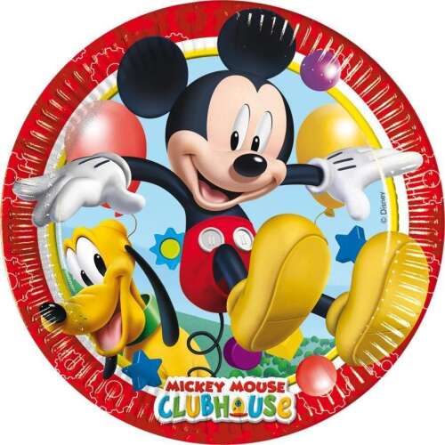 Mickey Mouse Clubhouse 8 sztuk jednorazowych talerzy papierowych, 23 cm