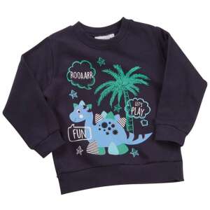 Blaues Sweatshirt mit Dinosaurier-Motiv für Kinder, Mini Kidz, 2-3 Jahre - Pullover für Kinder