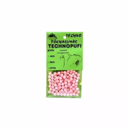 Technopufi Color Mini Fokhagyma horgászcsali, táguló mesterséges csali pontyhorgászathoz - Mesterséges horogravaló