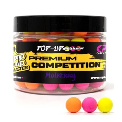 CPK Pop Up Multicolor Premium Competition Szeder Bojli, 10mm, mulberry ízű pontycsali - PopUp