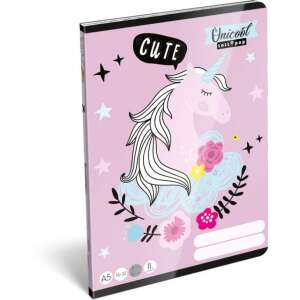 Lizzy Card 2.osztályos vonalas füzet, Lollipop Unikornis  minta (16-32)