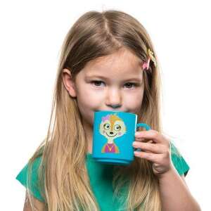 BakerRoss Tasse mit Eichhörnchen-Design in Blau für Mädchen, 7 cm hoch, geeignet für Kinder ab 3 Jahren - Tassen