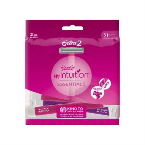 Rasierklinge Wilkinson EXTRA2 für Damen MY INTUITION ESSENTIALS 5 Stück ...