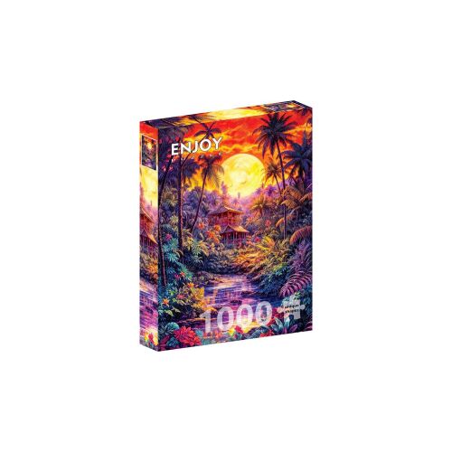 Enjoy 1000 db-os puzzle - Jungle Twilight (2397) 157573745 - Puzzle és kirakó