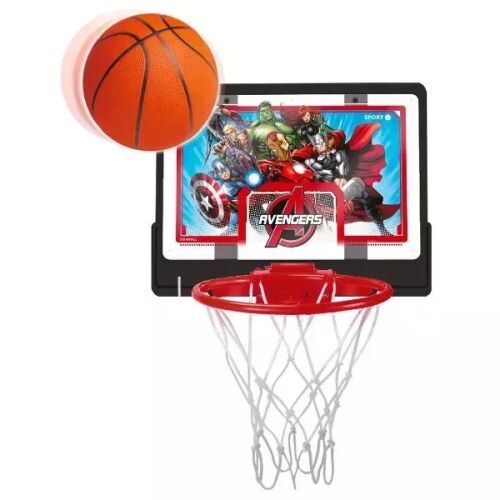 Marvel Bosszúállók kosárlabda palánk és labda szett, gyerek beltéri sport játék - Kosárlabdázás