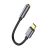 Szögletes nézet a Baseus L54 USB-C - 3,5 mm audio adapterről