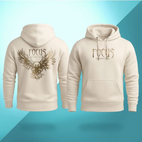 Focus on your goals PRÉMIUM pulóver / Ivory 157648033 - Férfi pulóver