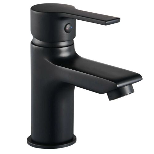 INVENA mosdócsaptelep, álló, fekete, waterpating bevonat