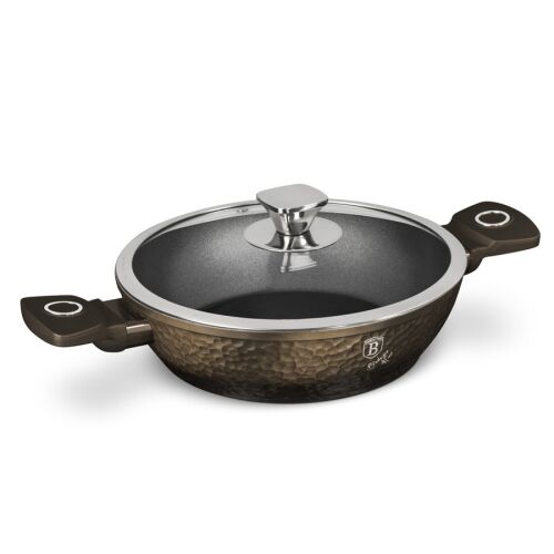 Berlinger Haus Lábas fedővel alacsony 28 cm Primal Gloss Collection BH/6577