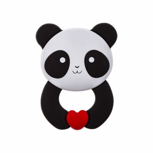 AKUKU Panda Szilikon Rágóka - Biztonságos BPA-mentes baba rágóka 