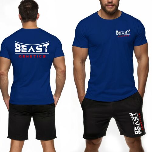 Beast genetics -  Férfi póló + rövidnadrág / Kék - fekete 157680216 - Férfi póló