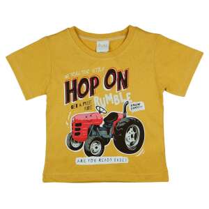 Rövid ujjú kisfiú póló traktoros mintával - 122-es méret 44278474 Gyerek pólók - 122