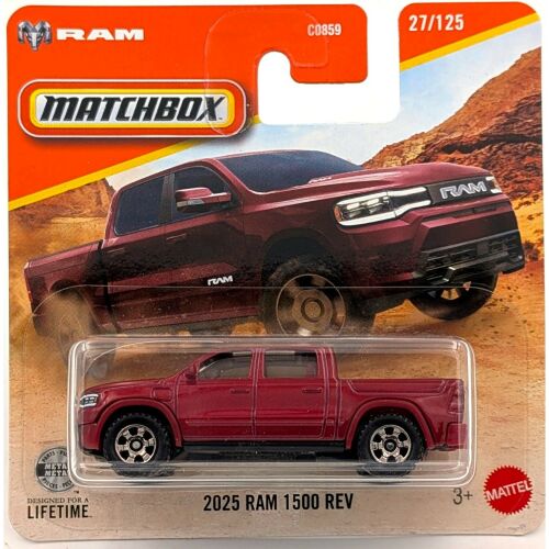 Ram 1500 REV 2025 bordó Matchbox B 175097547 - Matchbox