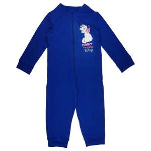 Overálos kislány pizsama Marie cica mintával - 122-es méret 44280349 Gyerek pizsamák, hálóingek - Kislány