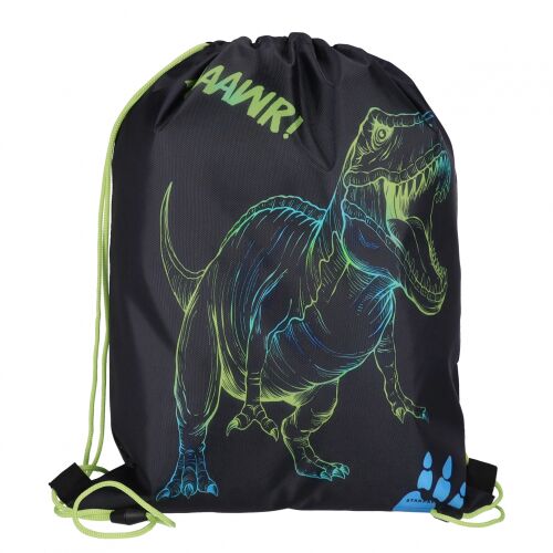 Dínós zsinóros hátizsák, tornazsák - T-Rex (576244) 163866777 - Starpak