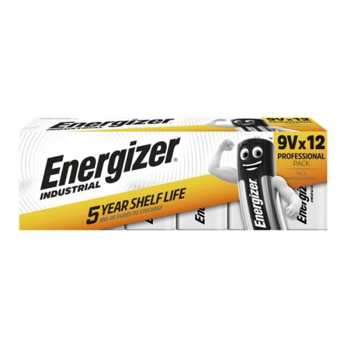 ENERGIZER INDUSTRIAL tartós elem 6LR61, alkáli, 12db/csomag 157775584 - Energizer