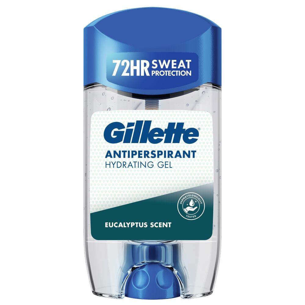 E-shop Gillette Eucalyptus Scent Hydratačný Gél Antiperspirant pre Mužov 70ml