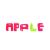 Svoora Riddles The Apple Puzzle szétszerelve, fa betűk A-P-P-L-E