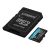 Kingston 128GB Canvas Go! Plus microSD kártya és SD adapter