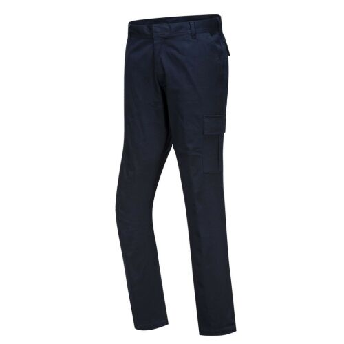 Stretch Slim Fit Combat nadrág tengerészkék 36