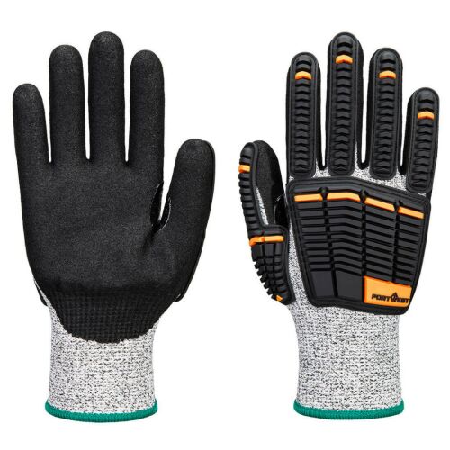Impact C13 nitrilhab kesztyű Grey/Black XL