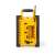 Nedis Jobsite FM Bluetooth radio, yellow and black, back view