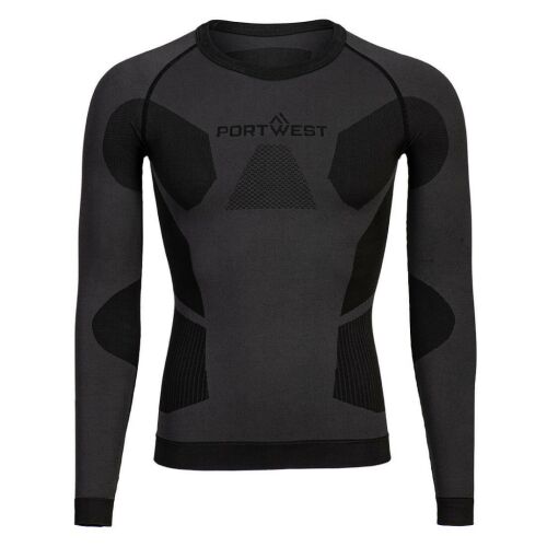 Dynamic Air Baselayer felső Charcoal XL