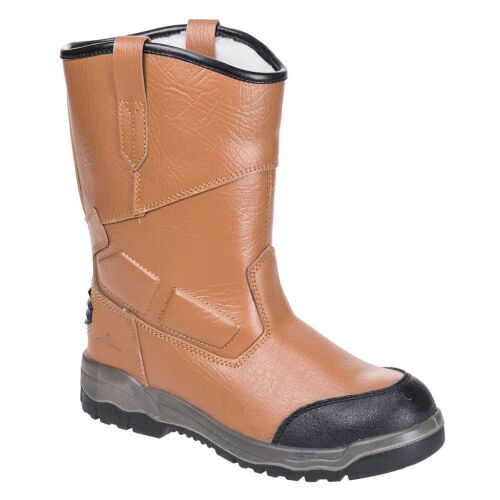 Steelite Rigger Pro S3 CI Tan munkavédelmi csizma, szőrmebéléssel, acélbetétes orr - Munkavédelmi csizma
