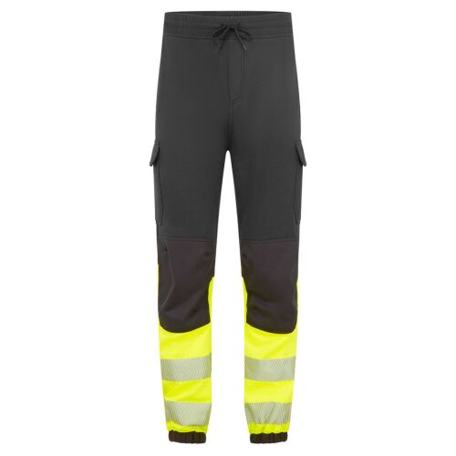 PW3 Modaflame Hi-Vis Class 1 FR lángálló jogger nadrág Black/Yellow XXXL 157857787 - Munkásnadrág