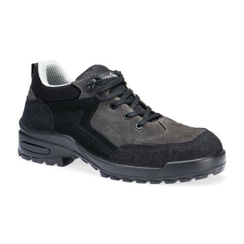 Acél, velúrbőr cipő S3L CI FO SR Black/Grey 48